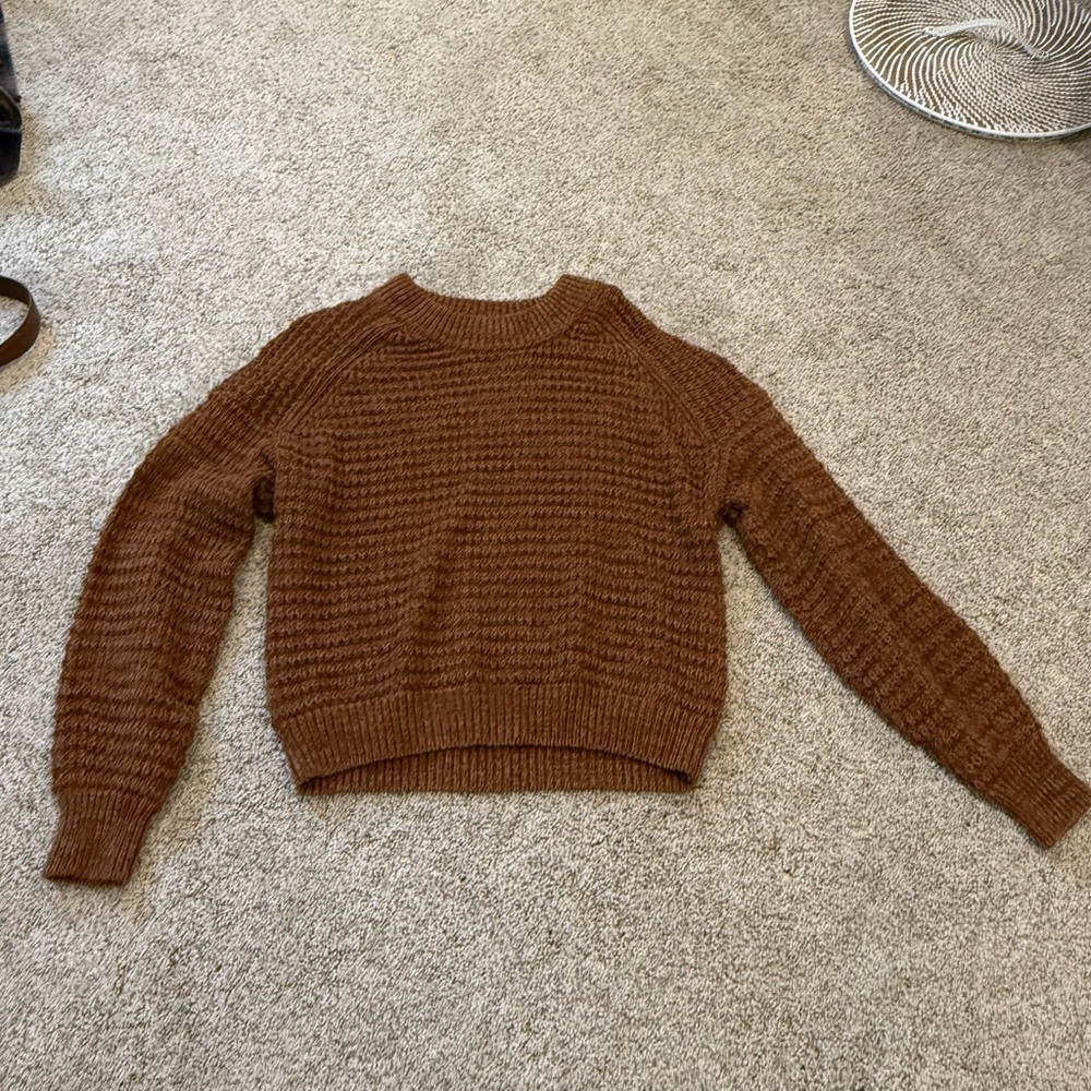 Universal Thread Textured Brown Sweater
